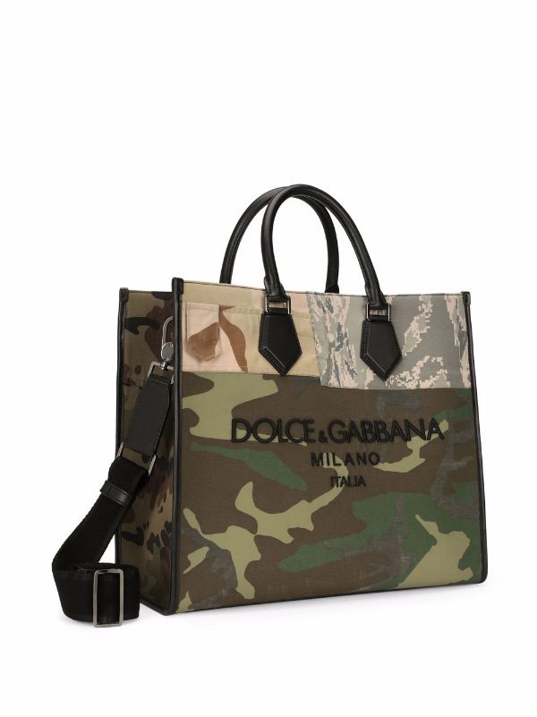 Dolce & Gabbana ドルガバ トートバック レオパード 迷彩 ロゴ